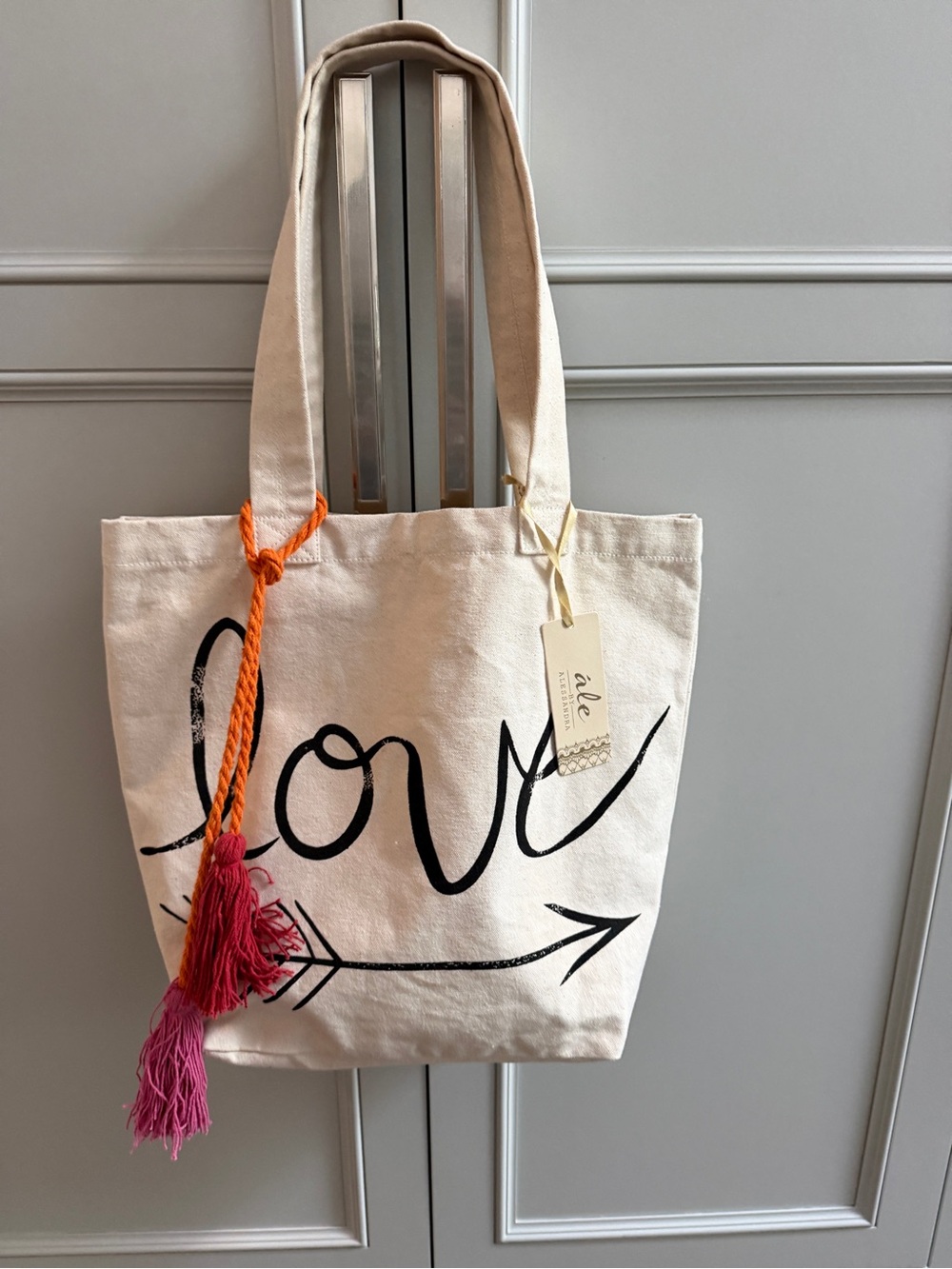 Natural Canvas Tote 
New with tags